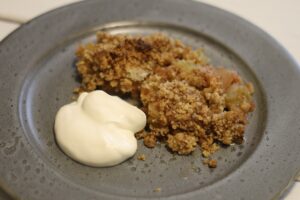 Rabarbercrumble