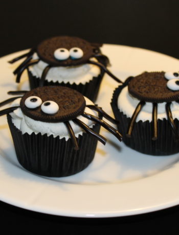 Edderkoppe cupcakes