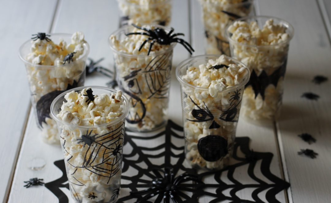 Halloween popcorn